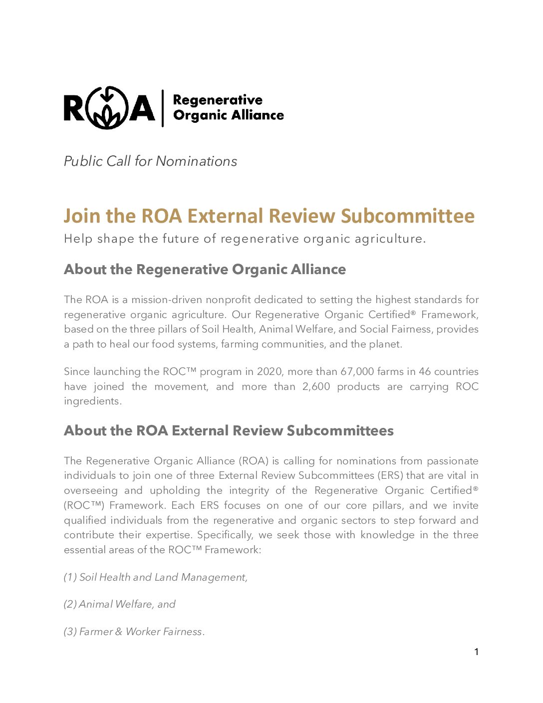 Regenerative Organic Certified